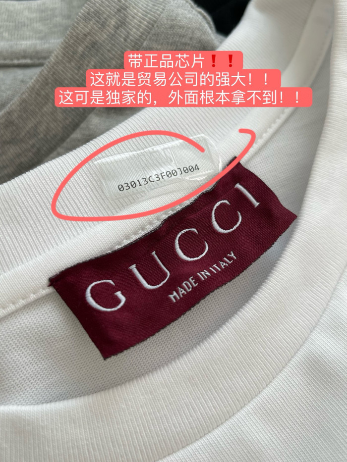 NIGO Gucci Men's Summer Monogram Printed Round Neck Cotton Short Sleeve T-Shirt #nigo76681
