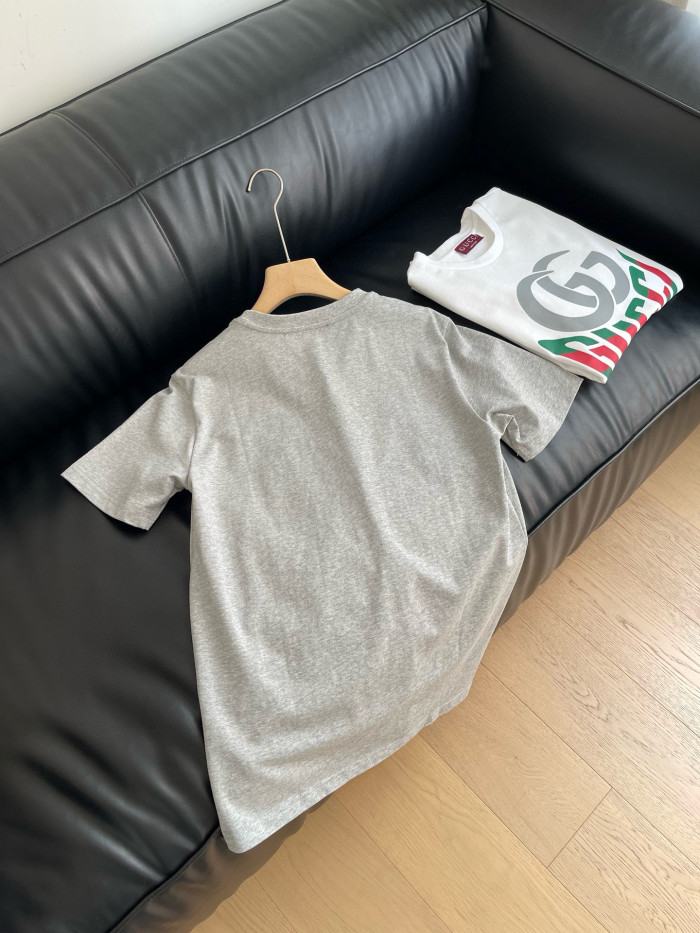 NIGO Gucci Men's Summer Monogram Printed Round Neck Cotton Short Sleeve T-Shirt #nigo76681