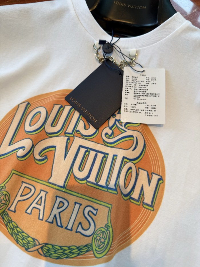 NIGO Louis Vuitton Women‘s Summer Pattern Printed Solid Color Round Neck Short Sleeve T-Shirt #nigo76696