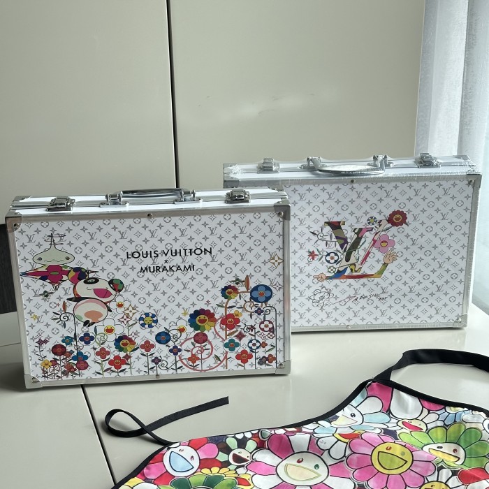 NIGO Louis Vuitton LV xTM Superflat Colourful Monogrammed Case Paintbrush Gift Set #nigo76719