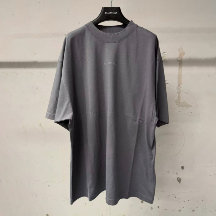 NIGO Balenciaga Men's Summer Solid Colour Letter Print Round Neck Cotton Short Sleeve T-Shirt #nigo76722