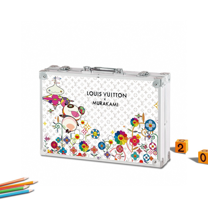NIGO Louis Vuitton LV xTM Superflat Colourful Monogrammed Case Paintbrush Gift Set #nigo76719