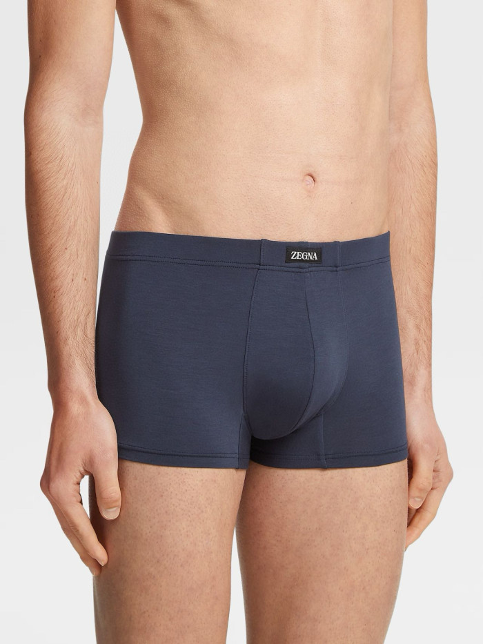 NIGO Ermenegildo Zegna Men's Solid Colour Cotton Boxer Briefs 4 Piece Gift Set Underpant #nigo76715