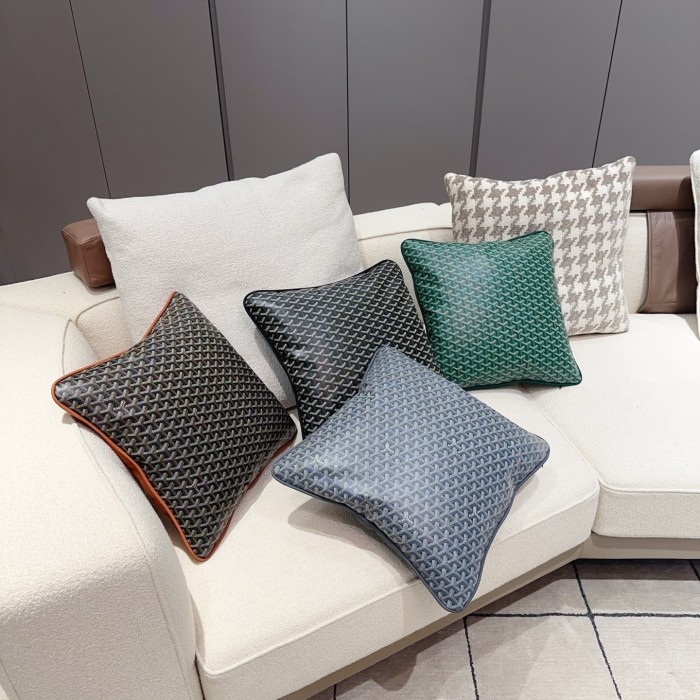 NIGO GOYARD Old Flower Print Solid Colour Embroidery Logo Print Home Decor Pillow Cushion #nigo76726