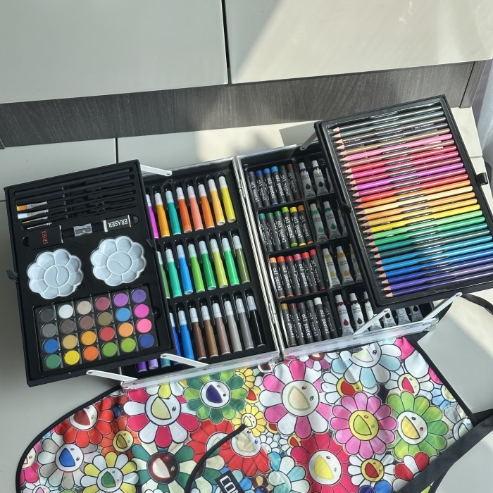 NIGO Louis Vuitton LV xTM Superflat Colourful Monogrammed Case Paintbrush Gift Set #nigo76719