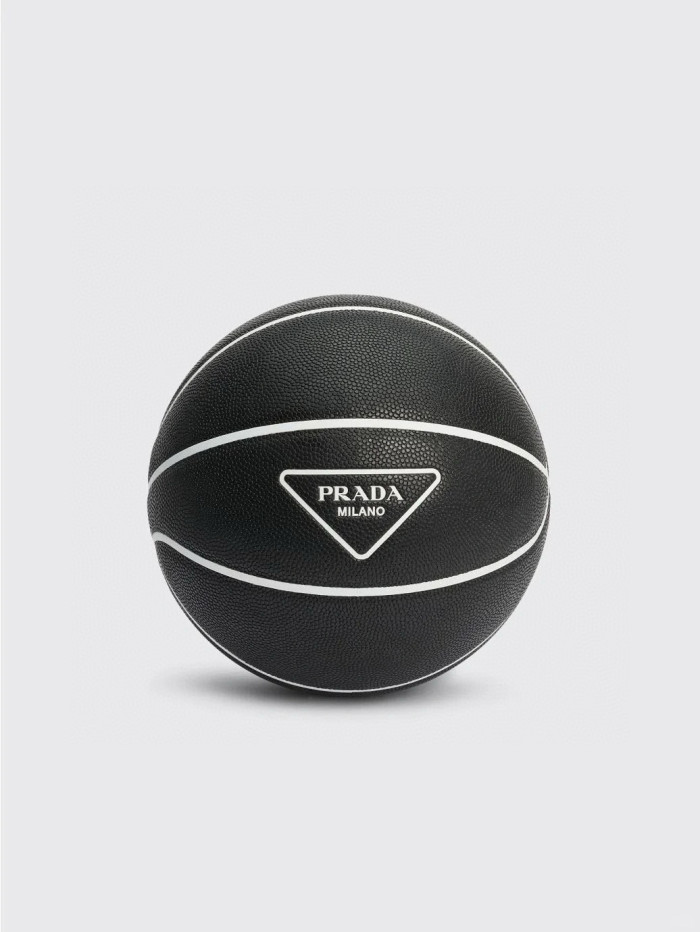 NIGO Prada Solid Colour Nylon Drawstring Triangle Label Logo Black Basketball #nigo76747