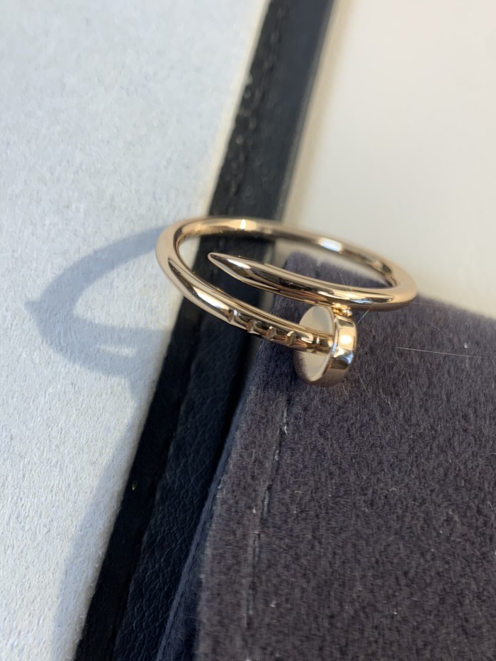 NIGO Cartier Juste un Clou Men's and Women's Nail Shape Gold Ring Jewelry #nigo76346