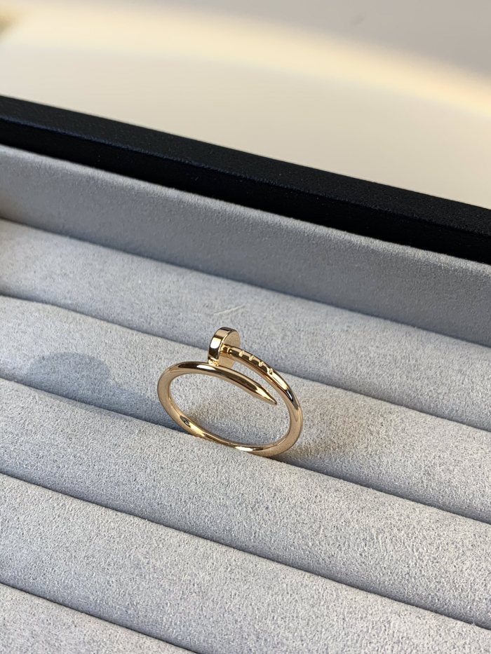 NIGO Cartier Juste un Clou Men's and Women's Nail Shape Gold Ring Jewelry #nigo76346