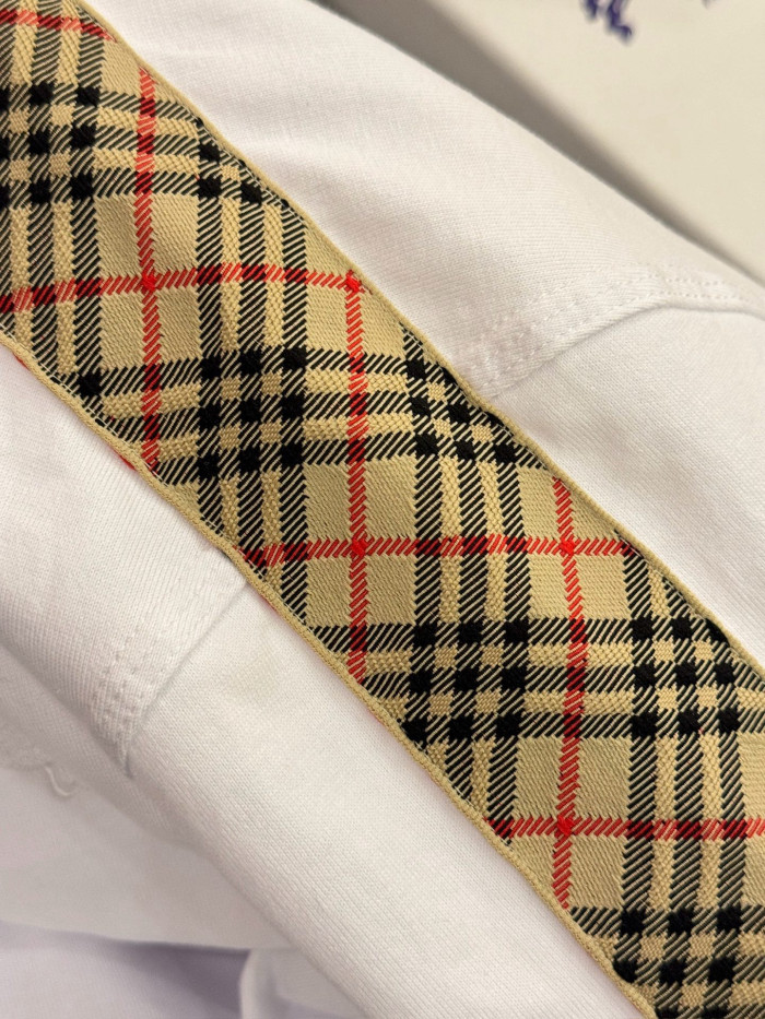 NIGO Burberry Men's Summer War Horse Embroidery Check Print Short Sleeve Round Neck T-Shirt #nigo76765