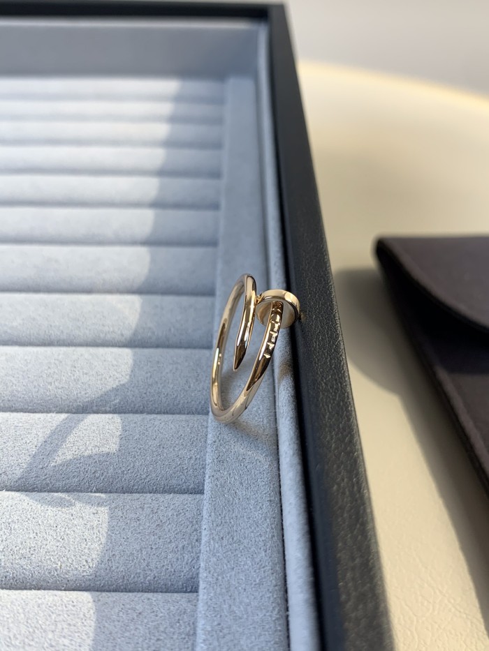 NIGO Cartier Juste un Clou Men's and Women's Nail Shape Gold Ring Jewelry #nigo76346