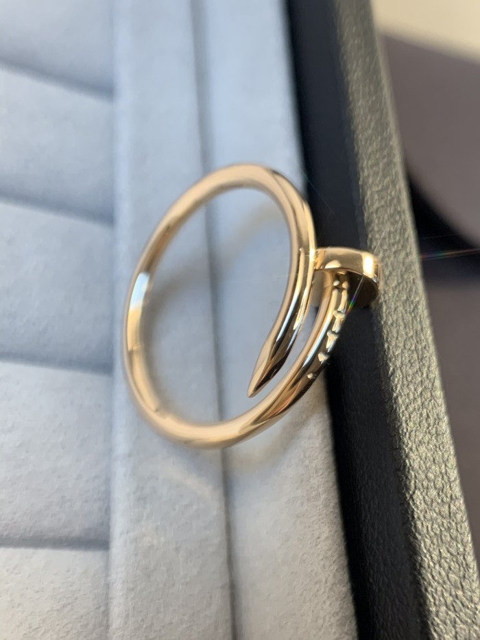 NIGO Cartier Juste un Clou Men's and Women's Nail Shape Gold Ring Jewelry #nigo76346