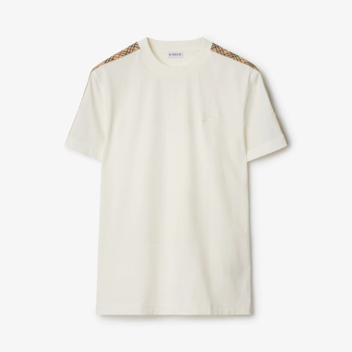 NIGO Burberry Men's Summer War Horse Embroidery Check Print Short Sleeve Round Neck T-Shirt #nigo76765