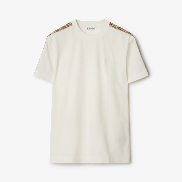 NIGO Burberry Men's Summer War Horse Embroidery Check Print Short Sleeve Round Neck T-Shirt #nigo76765