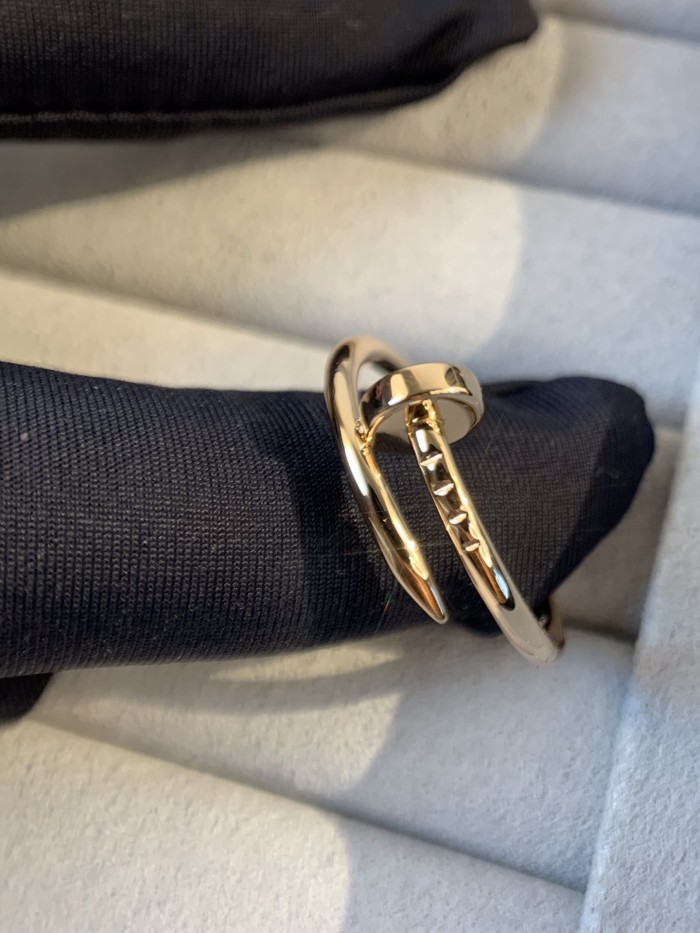 NIGO Cartier Juste un Clou Men's and Women's Nail Shape Gold Ring Jewelry #nigo76346