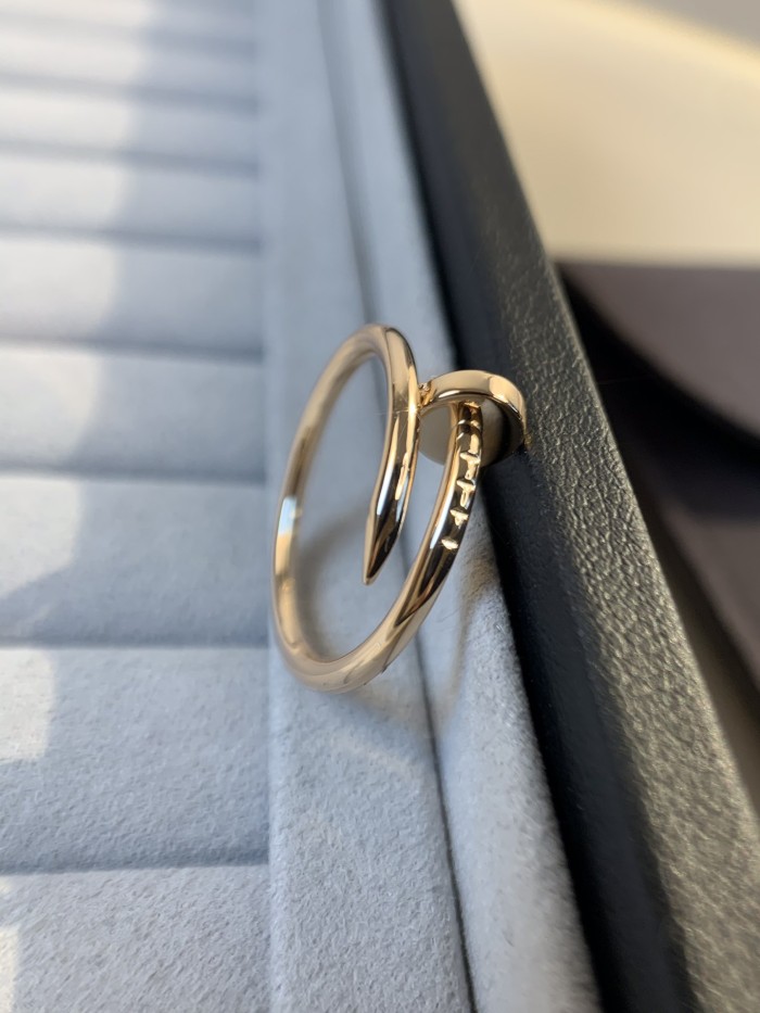 NIGO Cartier Juste un Clou Men's and Women's Nail Shape Gold Ring Jewelry #nigo76346