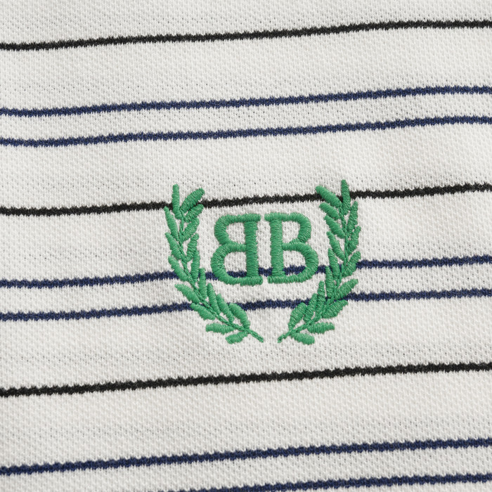 NIGO Balenciaga Men's Summer Solid Colour Stripe Printed Embroidery Pattern Printed Polo Neck Short Sleeve T-Shirt #nigo76767