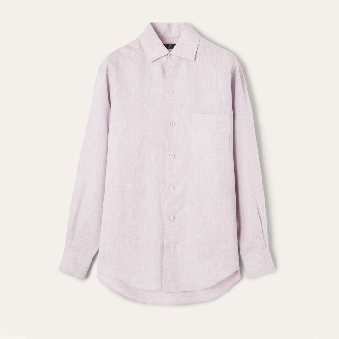 NIGO Loro Piana André Women's Shirt Spring And Summer Solid Colour Fashion Temperament Linen Lapel Single-breasted Shirt Ngvp #nigo1611