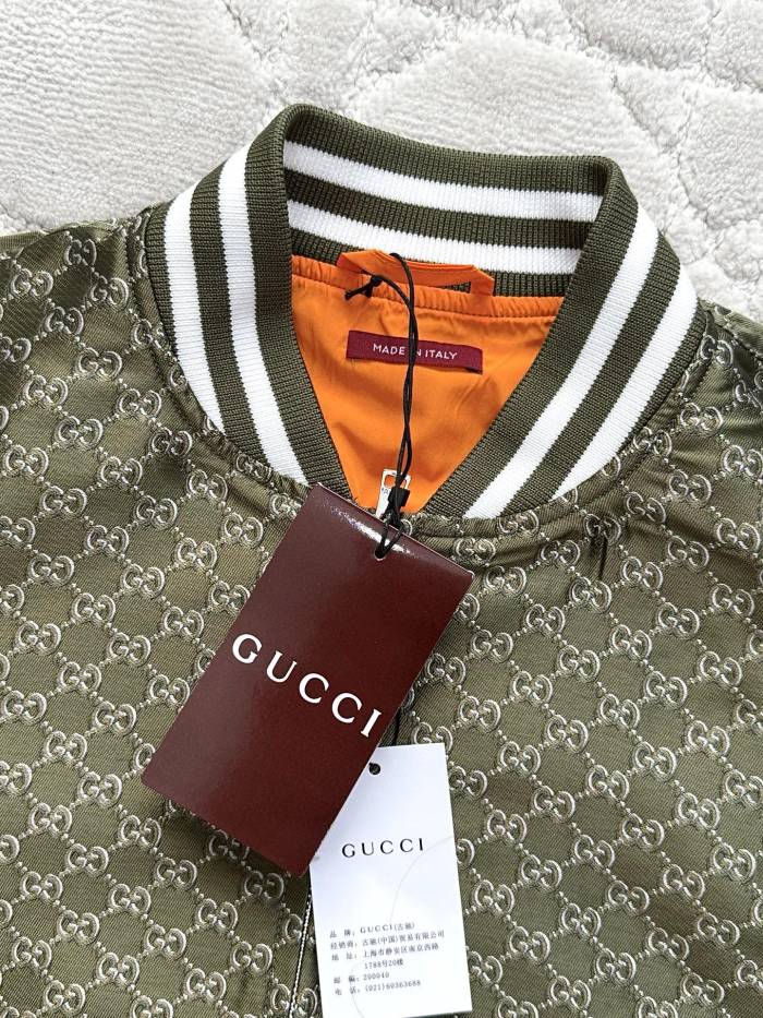 NIGO Gucci Men's Spring Autumn Solid Colour Letter Printed Zipper Long Sleeve Jacket #nigo76777