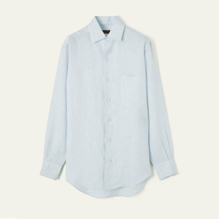 NIGO Loro Piana André Women's Shirt Spring And Summer Solid Colour Fashion Temperament Linen Lapel Single-breasted Shirt Ngvp #nigo1611