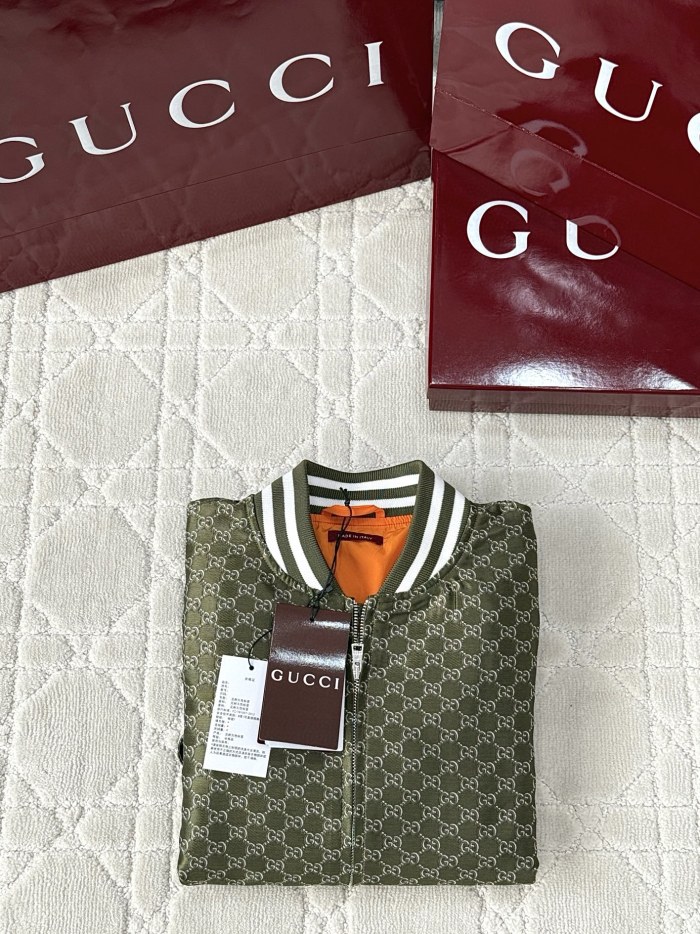 NIGO Gucci Men's Spring Autumn Solid Colour Letter Printed Zipper Long Sleeve Jacket #nigo76777