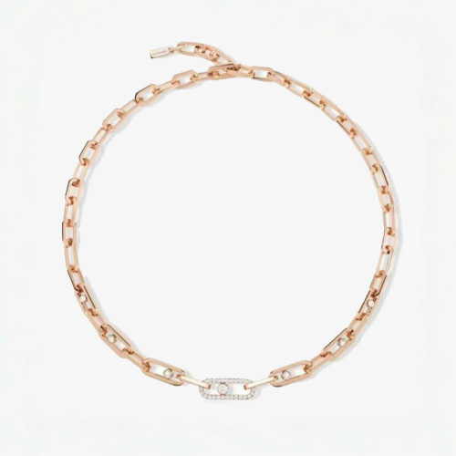 NIGO Messika Move Link Chain Necklace Adjustable Luxury Diamond Temperament Elegant Accessories Length 45cm Jewelry Ngvp #nigo1618