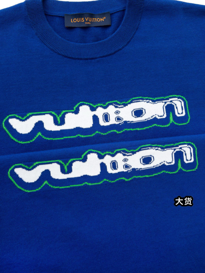 NIGO Louis Vuitton Men's Summer Colour Block Letter Print Round Neck Cotton Short Sleeve T-Shirt #nigo76788