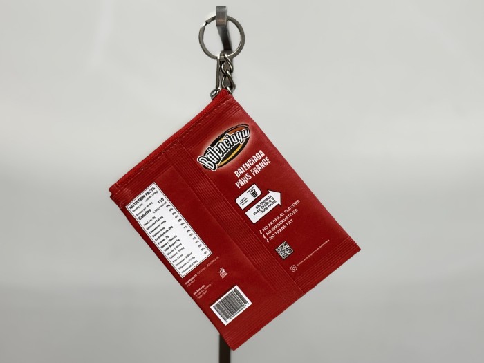 NIGO Chips Balenciaga Solid Leather Keychain Chips Zip Coin Purse Bag Bags #nigo76783
