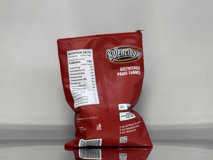 NIGO Chips Balenciaga Solid Colour Cowhide Chips Zip Clutch Bag Bags #nigo76784