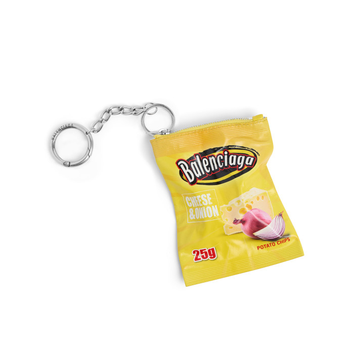 NIGO Chips Balenciaga Solid Leather Keychain Chips Zip Coin Purse Bag Bags #nigo76783