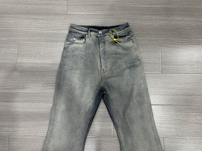 NIGO Rick Owens Men's And Women's Spring And Autumn Do Old Sky Blue Washed Jeans Pants #nigo76796