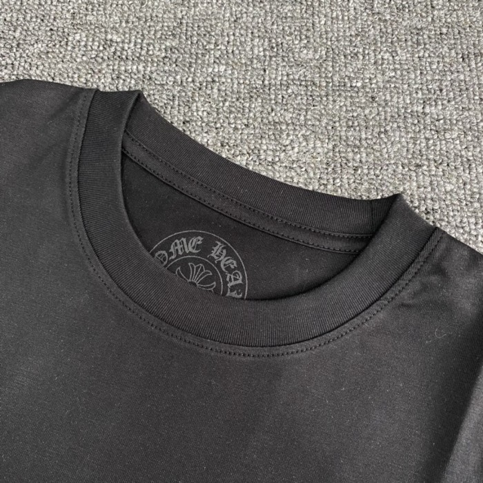 NIGO Chrome Hearts Men's Summer Gradient Cross Print Round Neck Cotton Short Sleeve T-Shirt #nigo76814