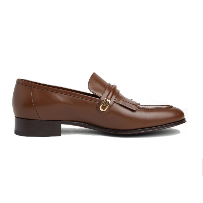 NIGO Gucci G Decorative Tassel Men's Loafers Spring And Summer Fashion Cowhide Comfortable Breathable Low-heeled Leather Shoes #nigo76855