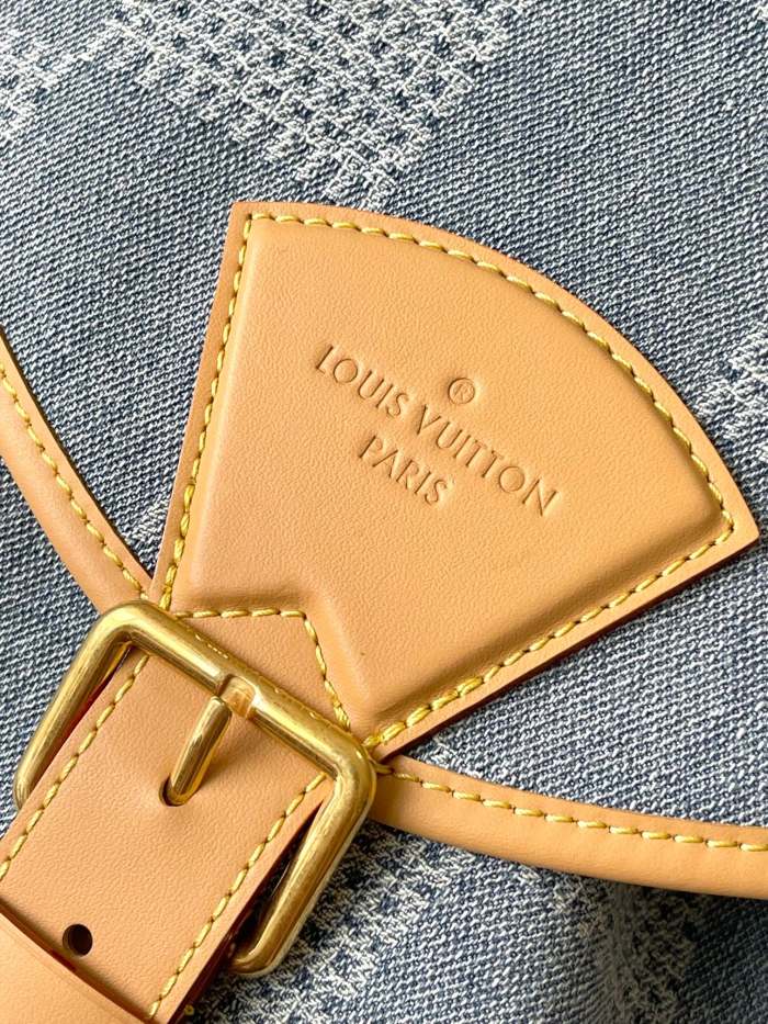 NIGO Louis Vuitton MONTSOURIS Men's Solid Colour Tessellated Printed Denim Shoulder Bag Backpacks Bags #nigo76846
