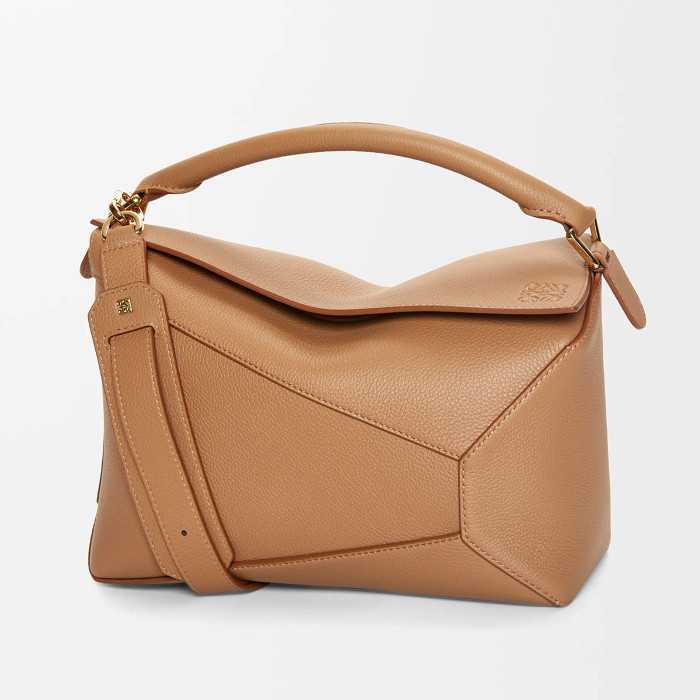 NIGO Loewe Women's Medium Grained Cowhide Puzzle Handbag Solid Color Patchwork Crossbody Bags Bag 0010896454 #nigo76833
