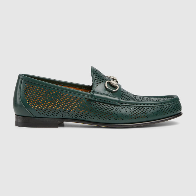 NIGO Gucci Decorative Horsebit Buckle Men's Loafers Spring And Summer Fashion Hollow Out Comfortable Breathable Flat Shoes #nigo76854