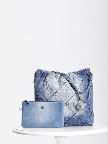 NIGO Chanel Women's Solid Colour Chain Shoulder Strap Denim Shoulder Tote Shopper Bags Bag #nigo76858