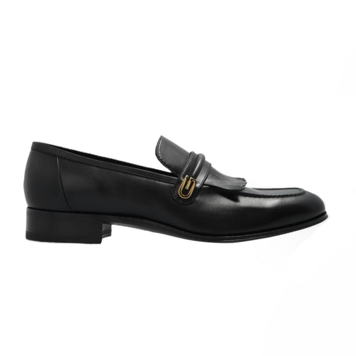 NIGO Gucci G Decorative Tassel Men's Loafers Spring And Summer Fashion Cowhide Comfortable Breathable Low-heeled Leather Shoes #nigo76855
