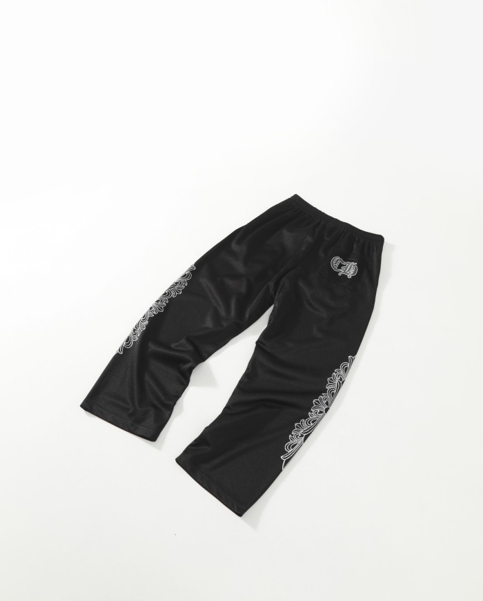 NIGO Chrome Hearts Men's Autumn and Winter Solid Color Long Sleeve T-Shirt Stretch Sweatpants Pants Set Suit #nigo76427