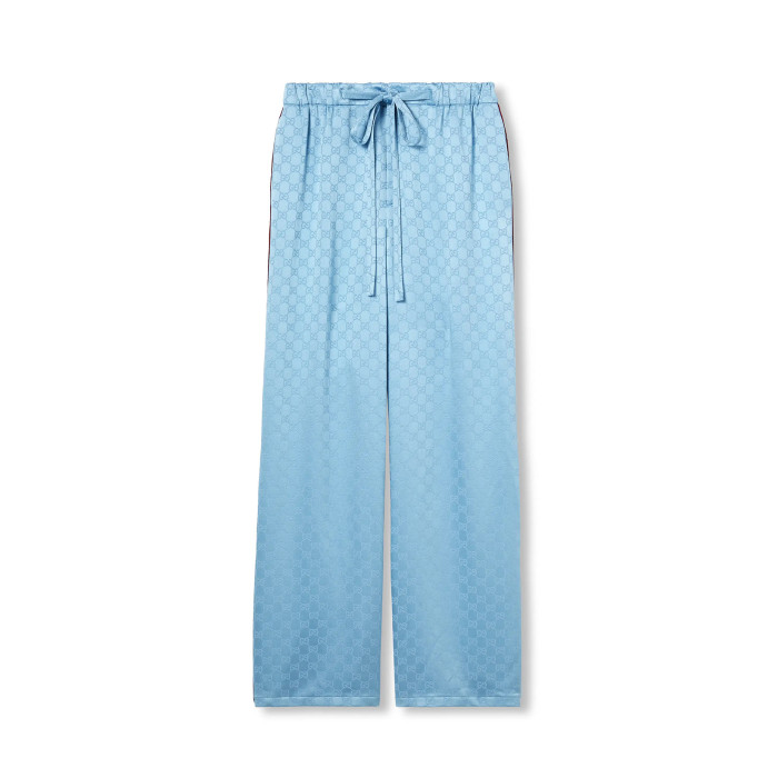 NIGO Gucci Women's Summer Solid Colour Letter Printed Acetate Loose Round Neck Short Sleeve T-Shirt Casual Tie Pants Set Suit #nigo76881