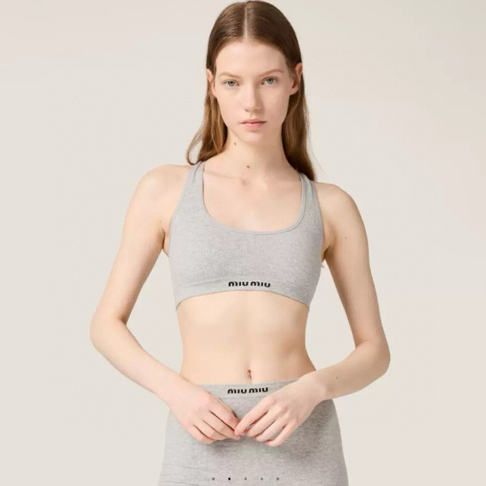NIGO MiuMiu Women's Summer Solid Colour Seamless Knitted Cotton Camisole Top Boxer Shorts Set Suit #nigo76915