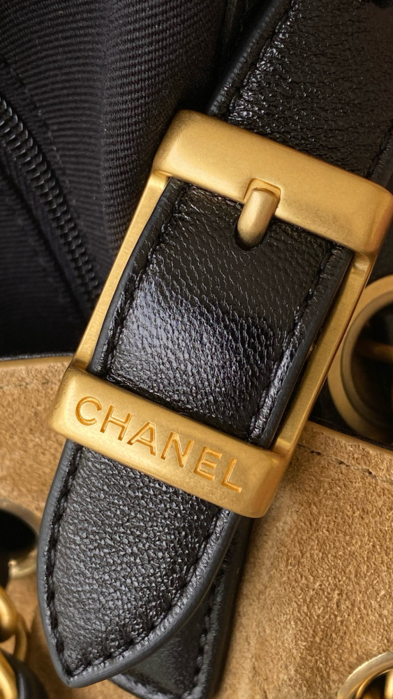 NIGO Chanel Women's Colour Blocking Suede Leather Patchwork Chain Shoulder Handbag Bag Bags #nigo76918