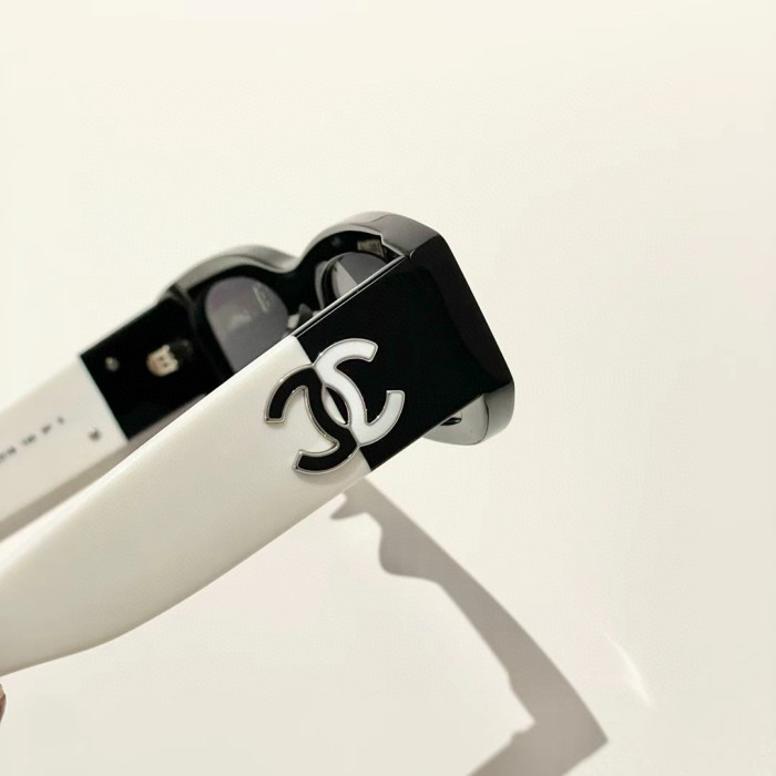 NIGO Chanel Men's Women's Logo Irregular Sunglasses Solid Color Glasses Accessories #nigo76911