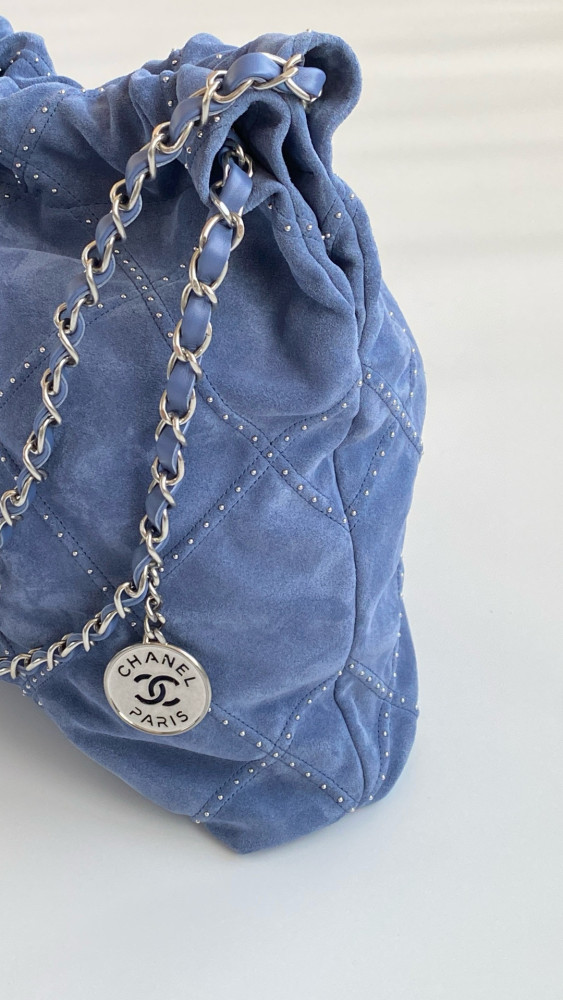 NIGO Chanel Women's Solid Colour Chain Shoulder Strap Denim Shoulder Tote Shopper Bags Bag #nigo76917