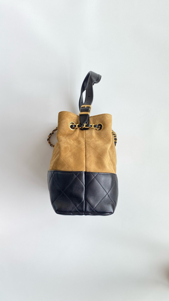 NIGO Chanel Women's Colour Blocking Suede Leather Patchwork Chain Shoulder Handbag Bag Bags #nigo76918