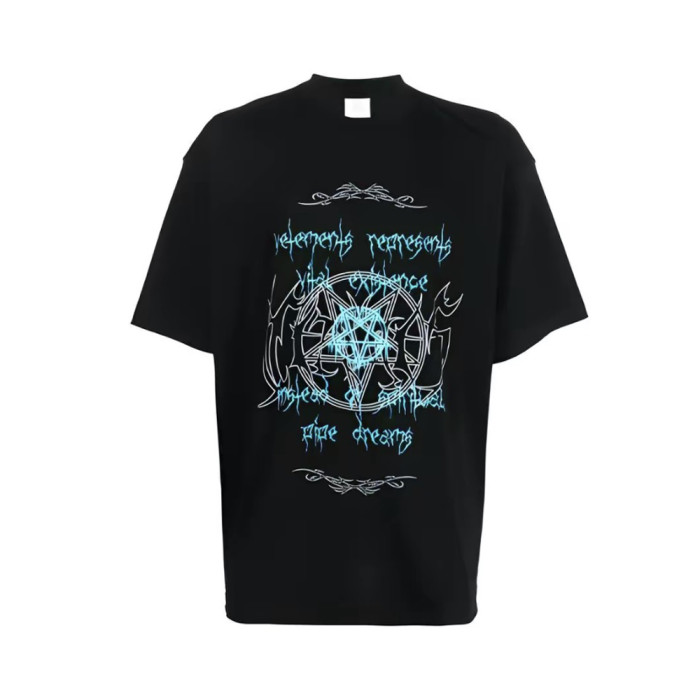 NIGO Vetements Men's Summer Solid Colour Monogram Printed Round Neck Cotton Short Sleeve T-Shirt #nigo76923