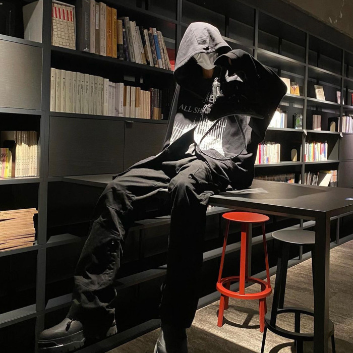 NIGO Raf Simons Men's Women's Vintage Loose Cardigan Sweatshirt Letter Printed High Street Trend Hooded Sweatshirt Jacket Ngvp #nigo1629