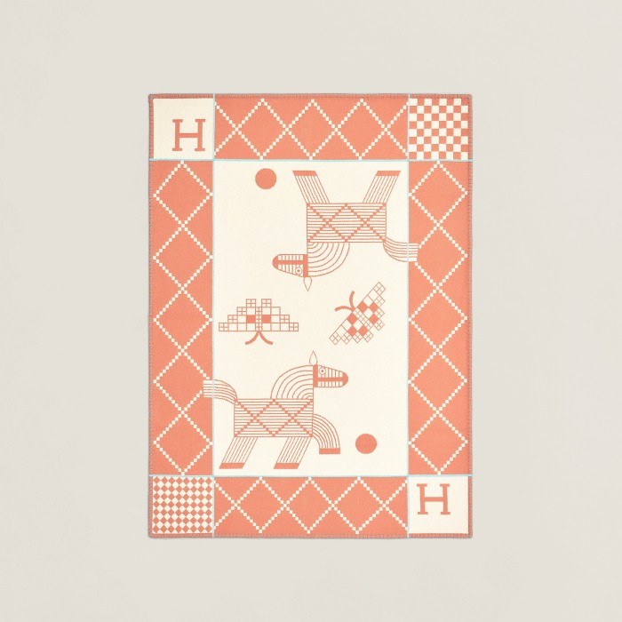 NIGO Hermes Avalon Animaux Nattes Solid Colour Patterned Printed Wool Blanket Furniture Decor Furniture Accessories #nigo76927