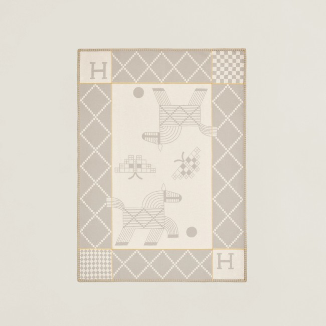 NIGO Hermes Avalon Animaux Nattes Solid Colour Patterned Printed Wool Blanket Furniture Decor Furniture Accessories #nigo76927