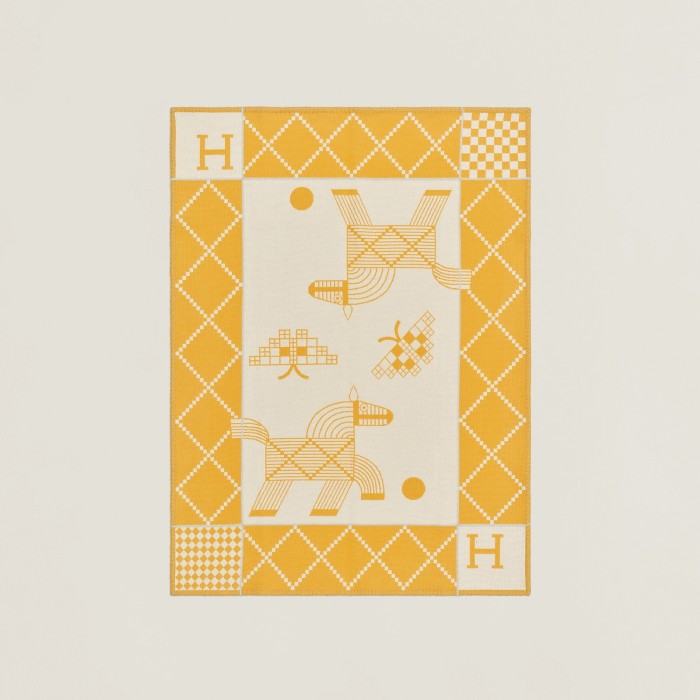 NIGO Hermes Avalon Animaux Nattes Solid Colour Patterned Printed Wool Blanket Furniture Decor Furniture Accessories #nigo76927