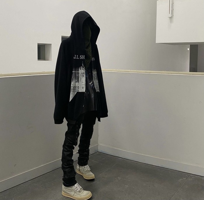 NIGO Raf Simons Men's Women's Vintage Loose Cardigan Sweatshirt Letter Printed High Street Trend Hooded Sweatshirt Jacket Ngvp #nigo1629